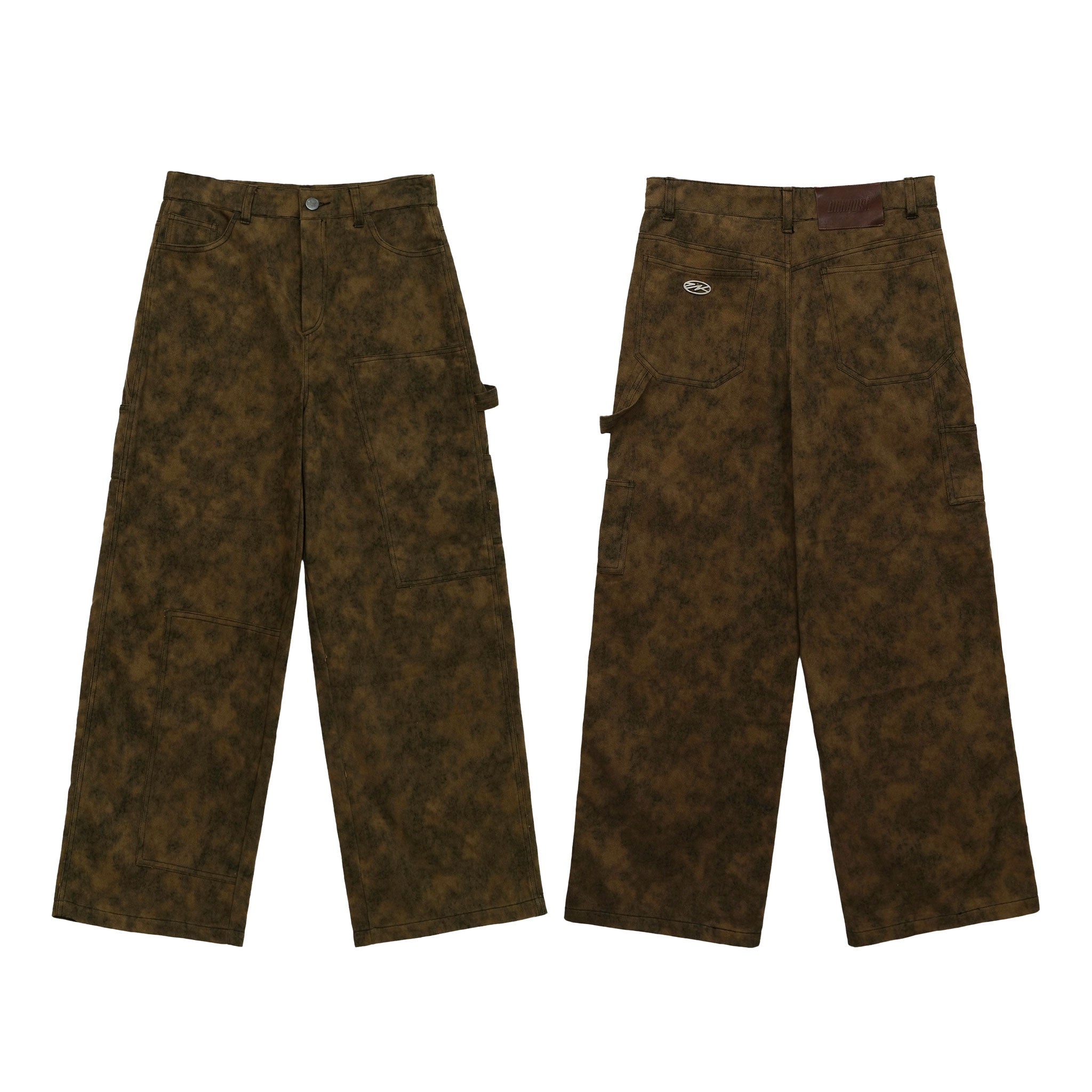 UNK Pant denim - Raw Moss