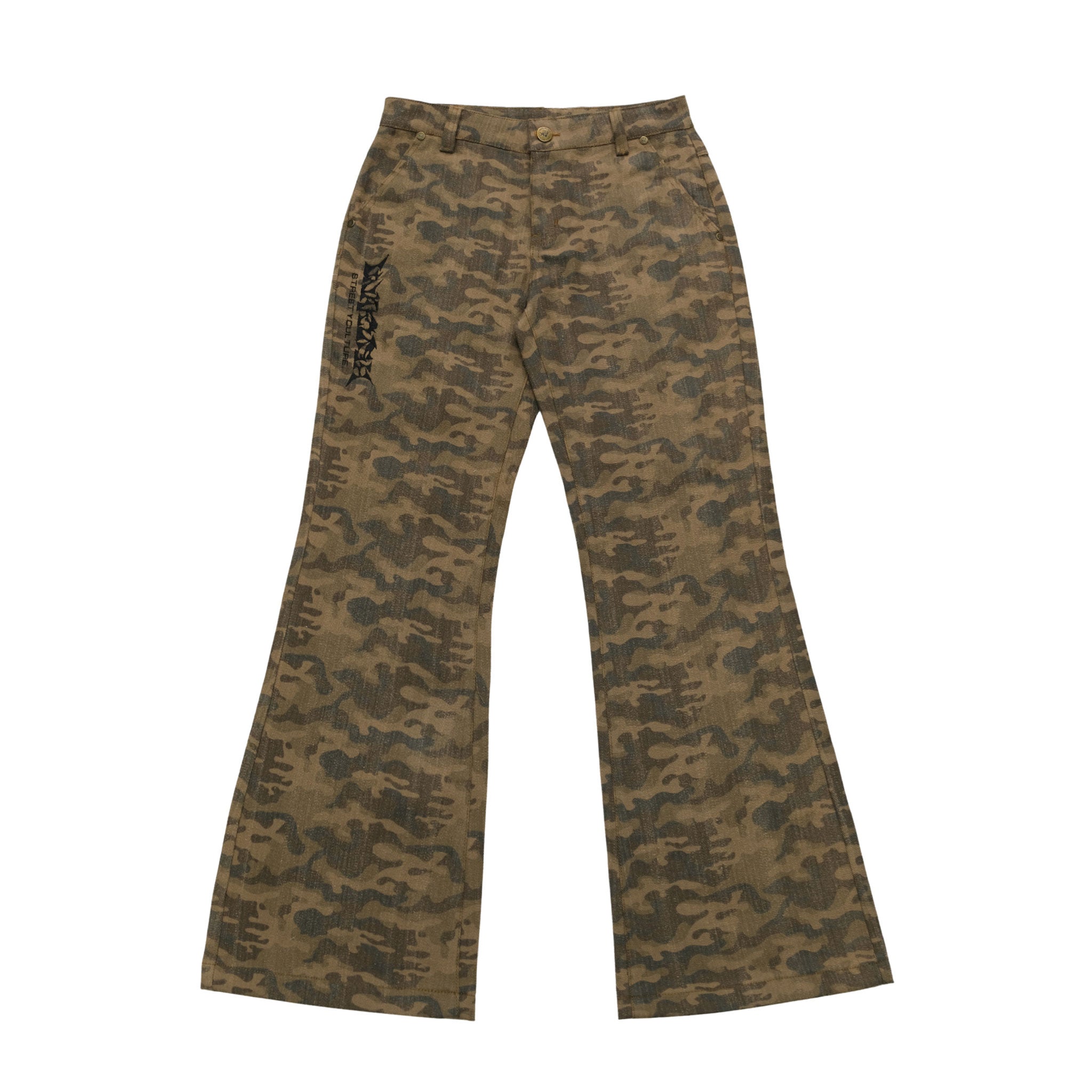 FLAIR PANTS  -  Nâu Camo